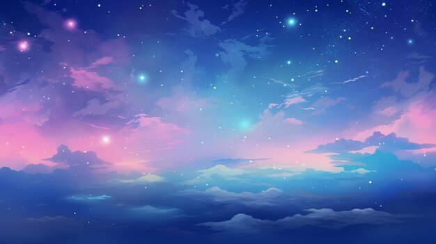 Illustration cloud background