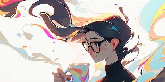 illustration coffe