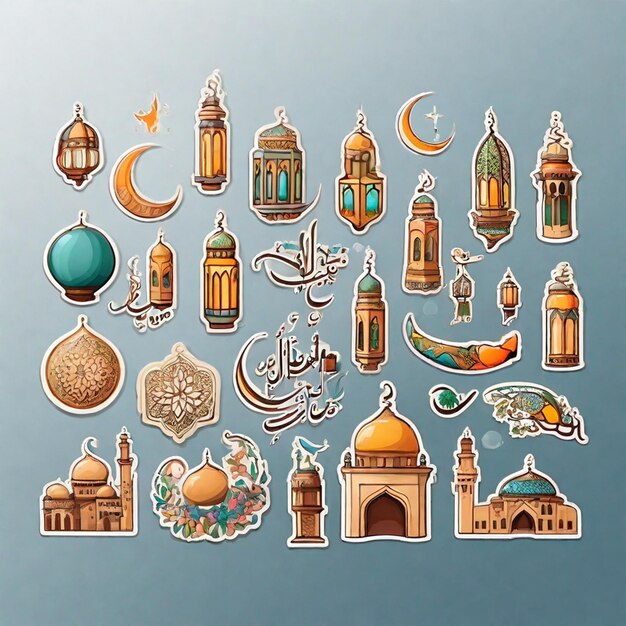 ramadan theme stickers