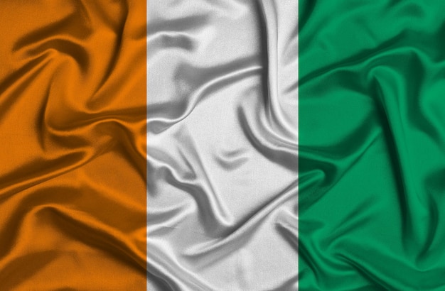 Illustration of cote d'ivoire flag