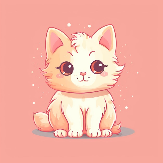 illustration cute happy kitten cats international cat day