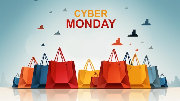 Иллюстрация к Cyber Monday, крупнейшему интернет-магазину Generative AI