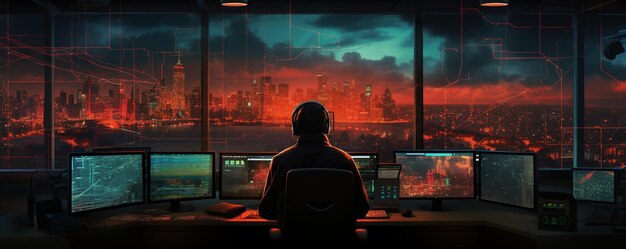 Illustration Of A Cyber Wallpaper