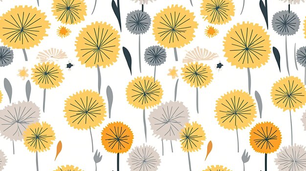 illustration of dandelions