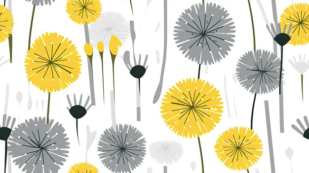 illustration of dandelions