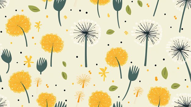 illustration of dandelions