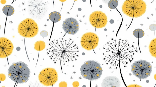 illustration of dandelions