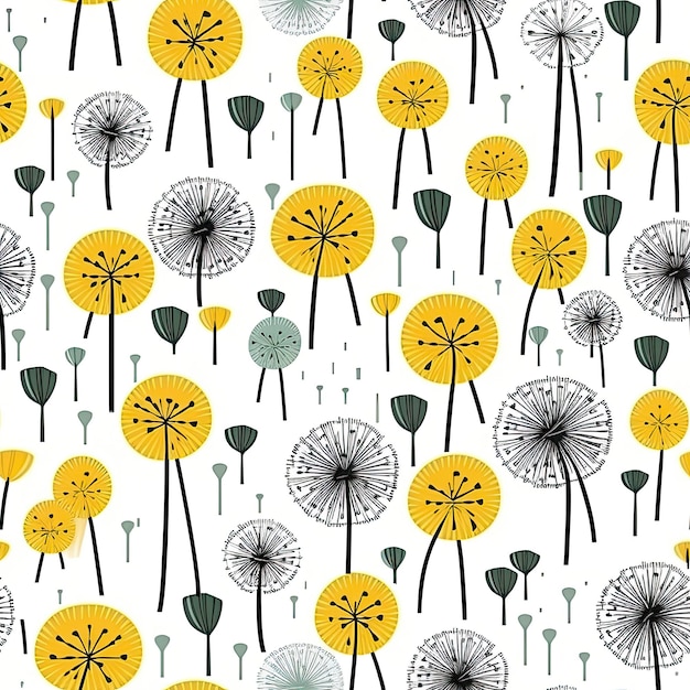 illustration of dandelions