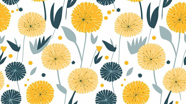 illustration of dandelions