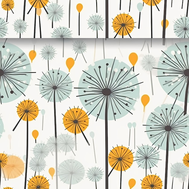 illustration of dandelions