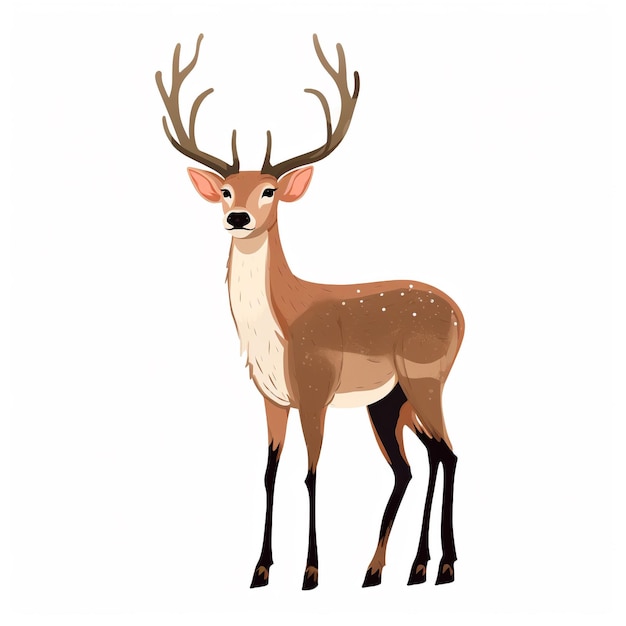 an illustration of deer