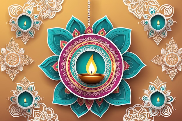 illustration of diwali festival backgroundillustration of diwali festival backgroundvector design of