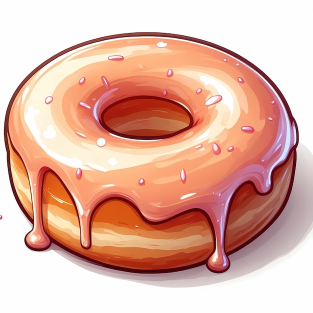 Illustration of a doughnut