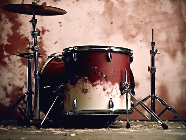 Photo illustration of drums