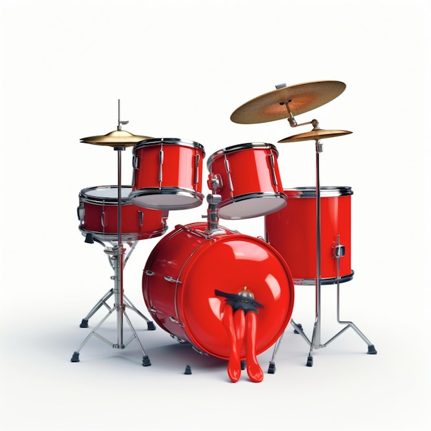 Foto illustrazione di tamburi