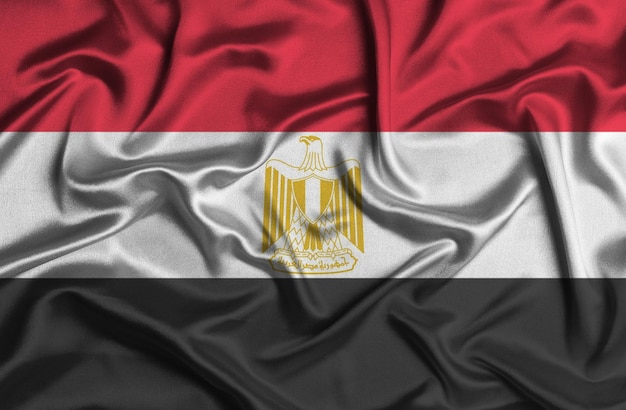 Illustration of egypt flag