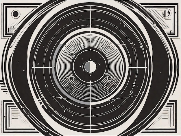 Illustration of Einstein's Theory of Relativity