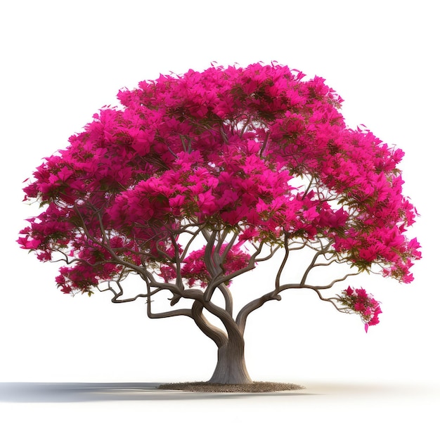 illustration engaging way to display isolated bougainvillea