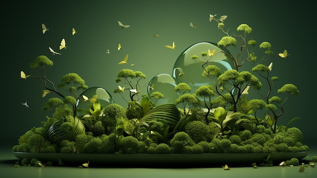 Photo illustration for environmental business