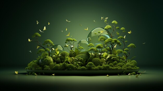 Photo illustration for environmental business