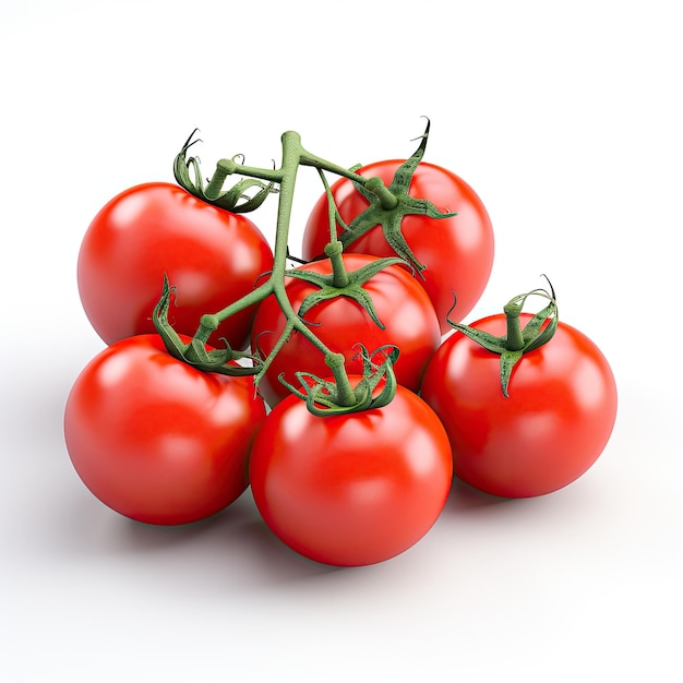 illustration exquisite fresh red cherry tomatoes presentation epitome of summer elegance