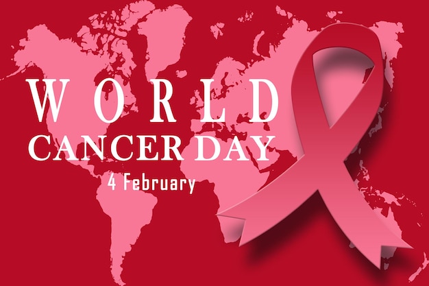 Foto illustrazione della celebrazione del 4 febbraio della giornata mondiale della lotta contro il cancro