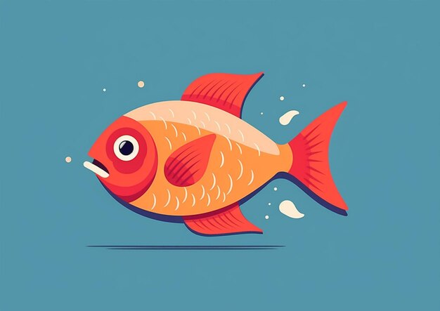 Premium AI Image  Illustration of a fish with a big nose and a big mouth  generative ai