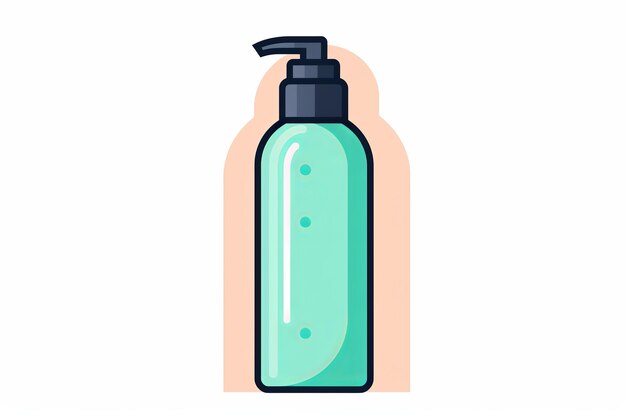 illustration of flaticon of shampoo bottle