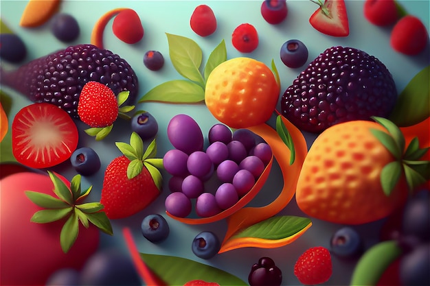 Illustration food background