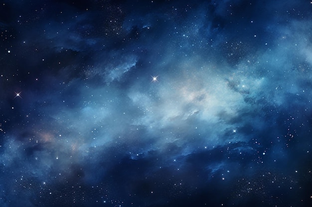 Иллюстрация галактики со звездами и космосом