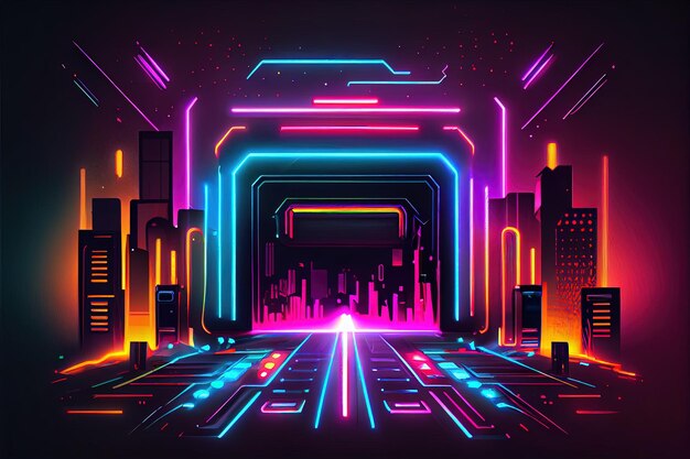 My Cyberpunk Ride neon wallpapers, hd-wallpapers, digital art