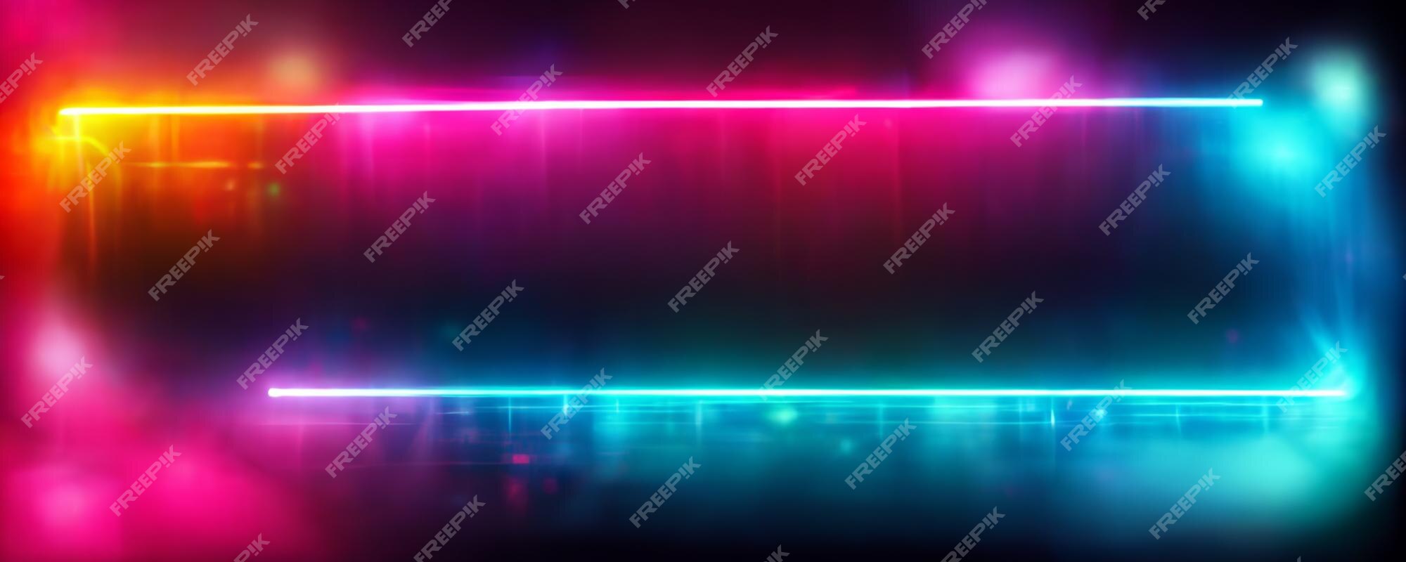 Premium Photo Illustration of gaming background abstract cyberpunk style of gamer wallpaper neon glow light of scifi fluorescent sticks digitally generated image not based on any actual scene or pattern