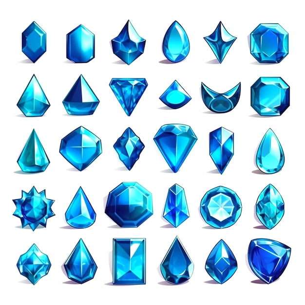 Photo illustration of gems