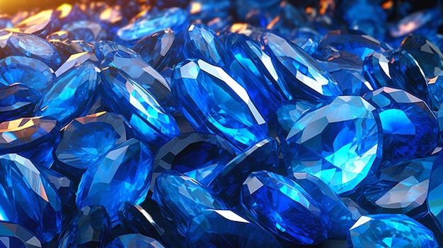 illustration of gems