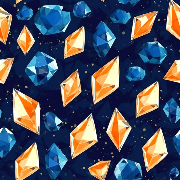 Photo illustration of gems