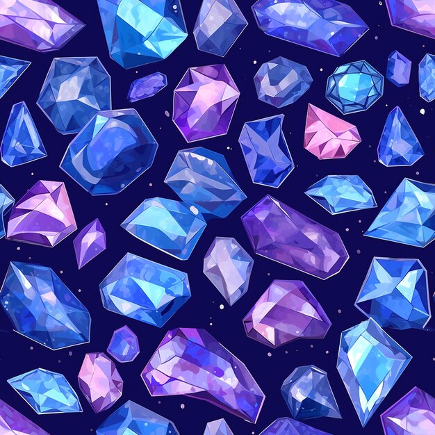 Photo illustration of gems