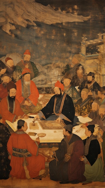Иллюстрация юридического кодекса Чингисхана