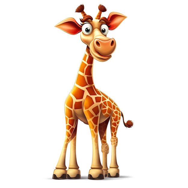 Foto illustrazione di giraffa