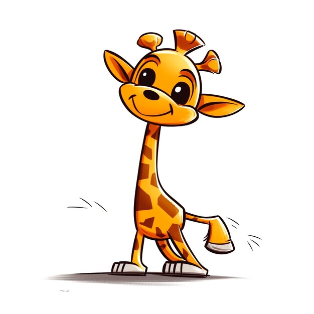 Photo illustration of giraffe