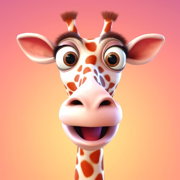 Illustration of giraffe