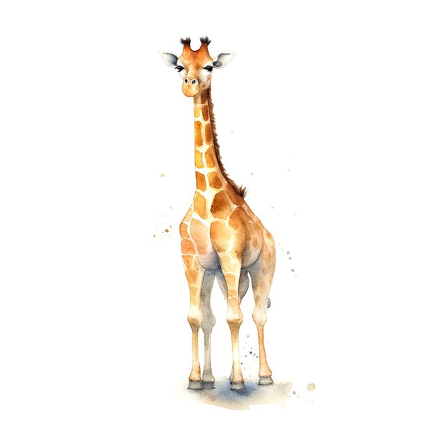 Foto illustrazione di giraffa