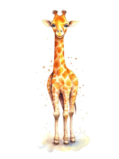 Foto illustrazione di giraffa