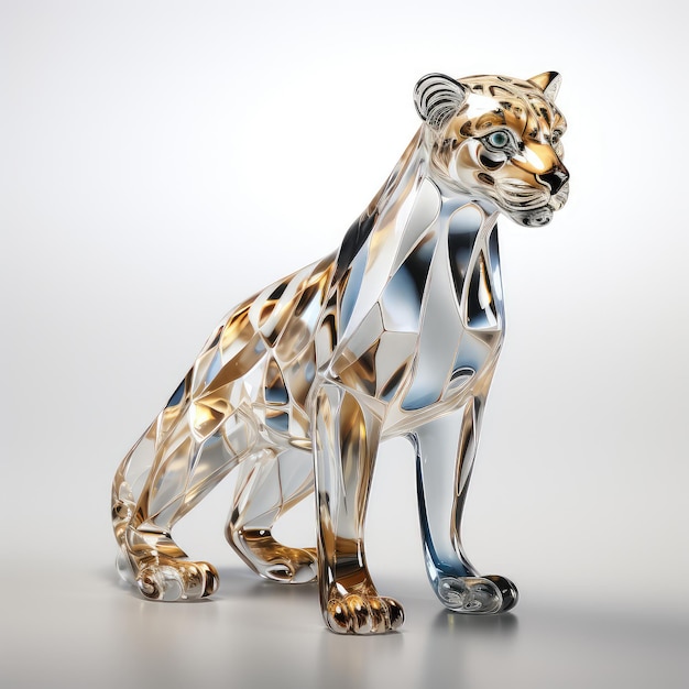 Cheetah Figurine Display