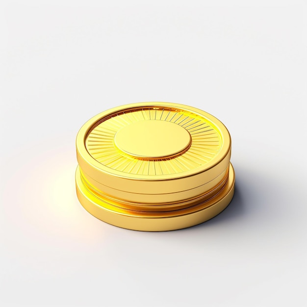Photo illustration of golden coin