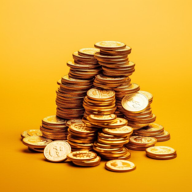 Photo illustration of golden coin