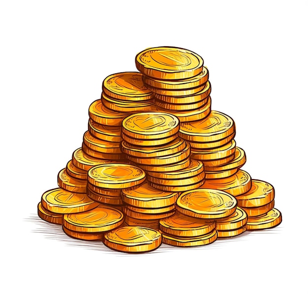 Photo illustration of golden coin