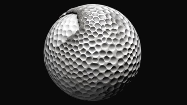 Photo illustration of golf