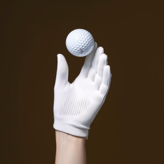 Photo illustration of golf