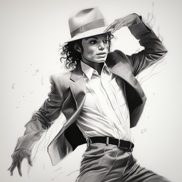 First Michael Jackson Drawing (By Me) I'm 14 btw : r/drawing