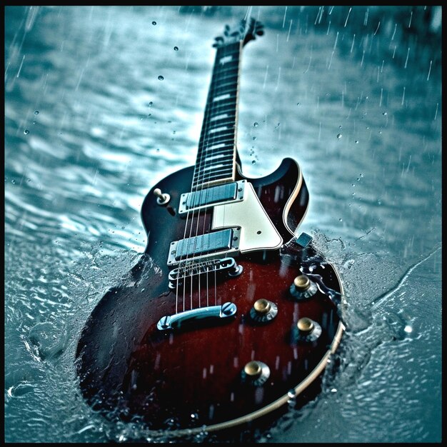 Photo illustration of guitar